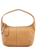 11611 Tan Leather Hobo Shoulder Bag