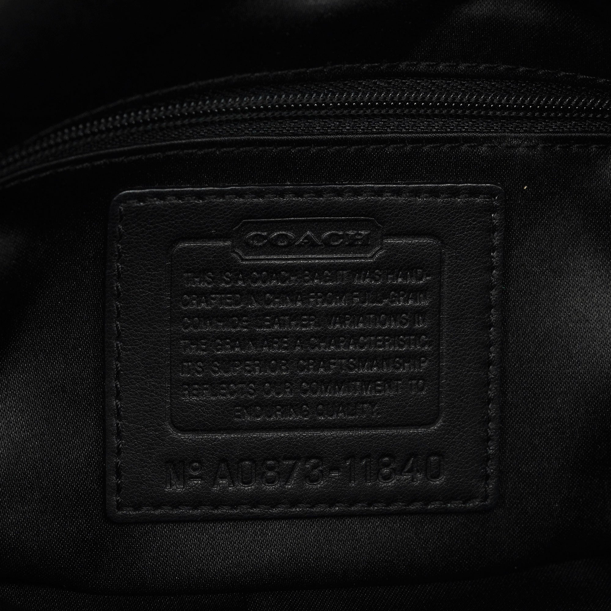 11840 Black Leather Soho Shoulder Bag
