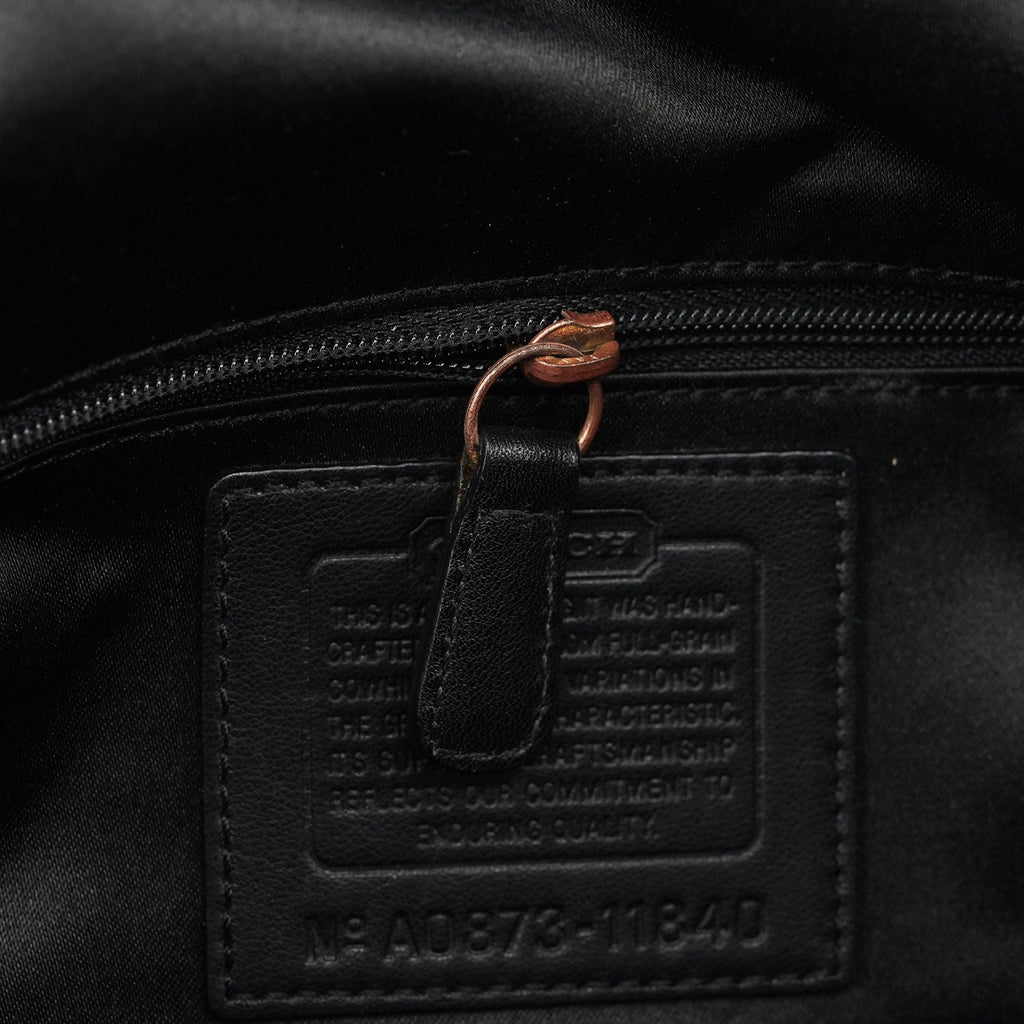 11840 Black Leather Soho Shoulder Bag