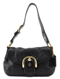 11840 Black Leather Soho Shoulder Bag