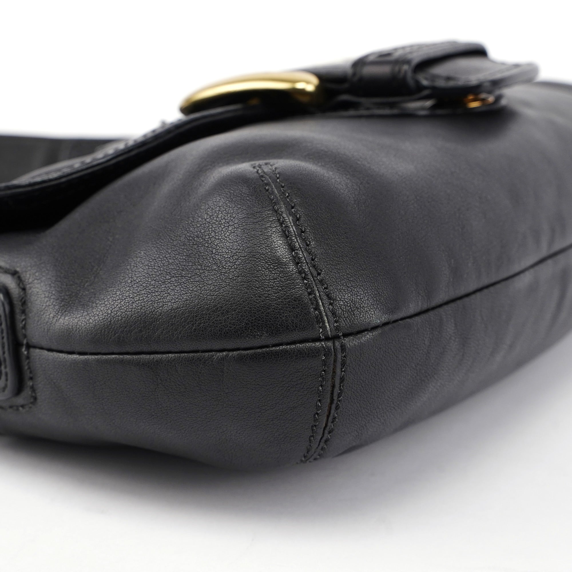 11840 Black Leather Soho Shoulder Bag