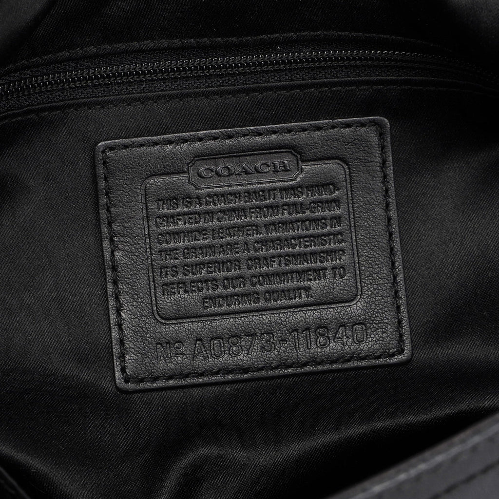 11840 Black Leather Soho Shoulder Bag