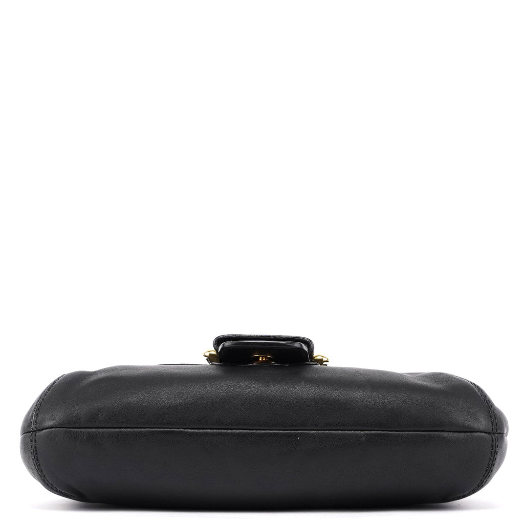 11840 Black Leather Soho Shoulder Bag