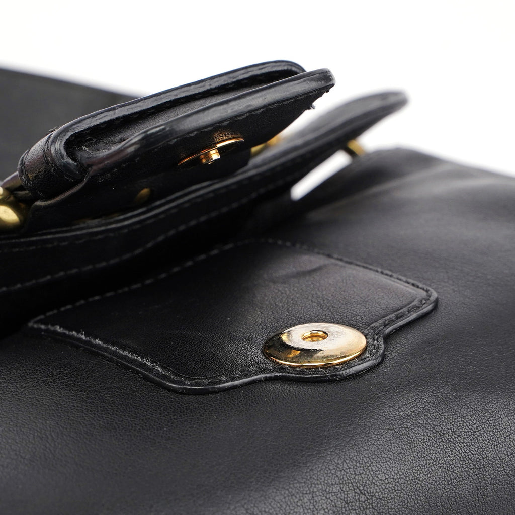 11840 Black Leather Soho Shoulder Bag