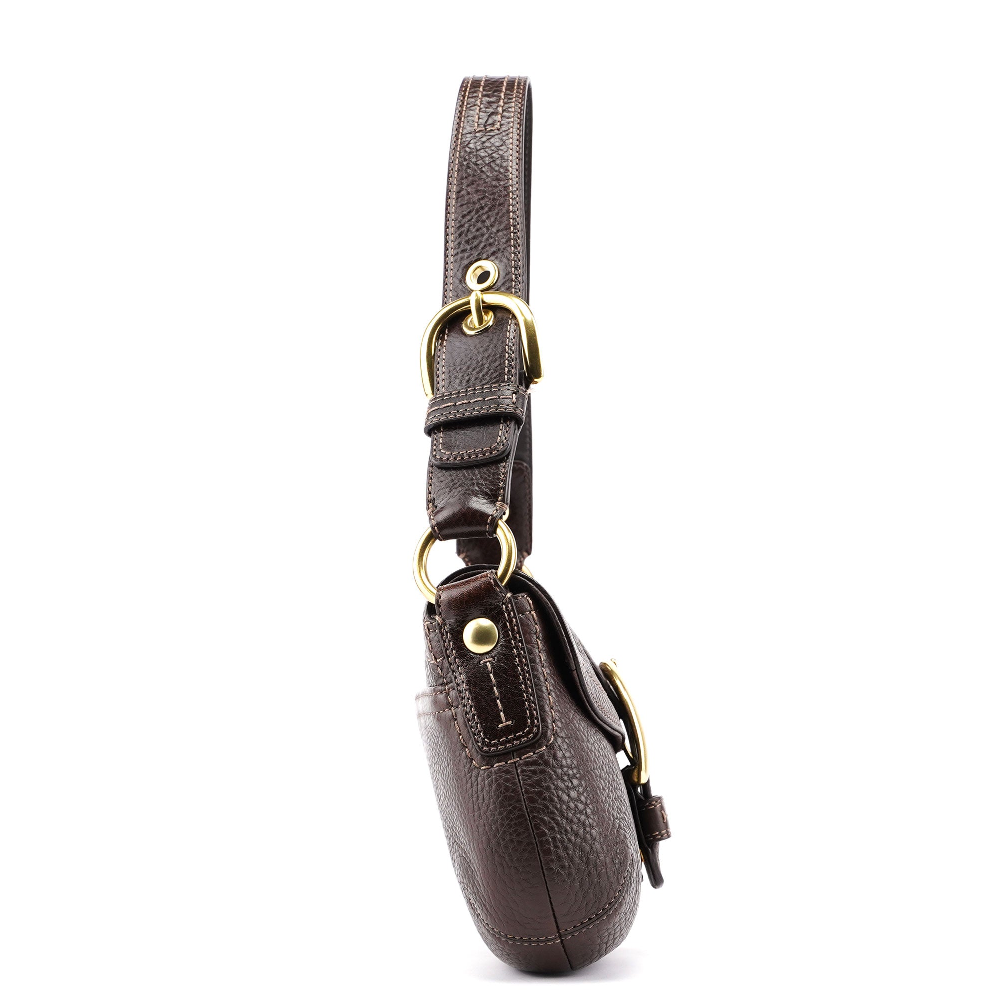 11840 Brown Leather Soho Shoulder Bag