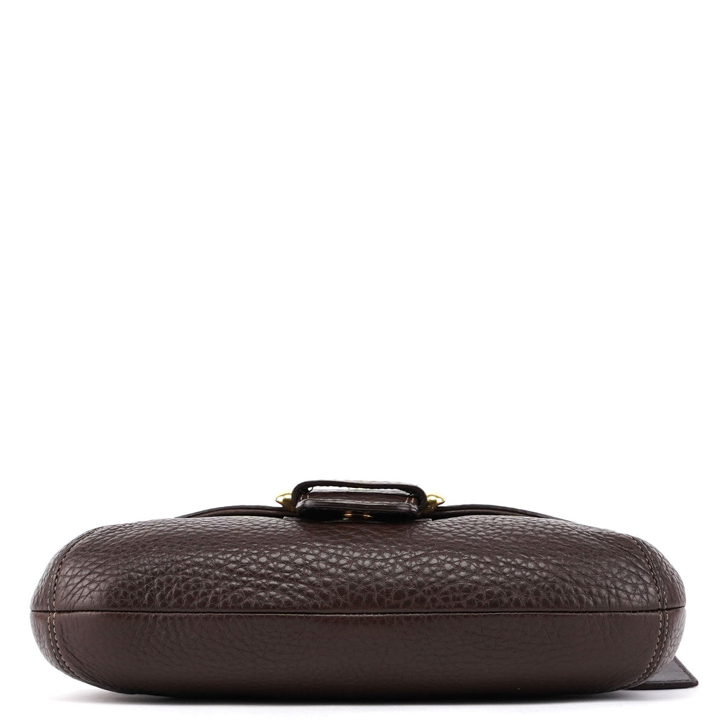 11840 Brown Leather Soho Shoulder Bag