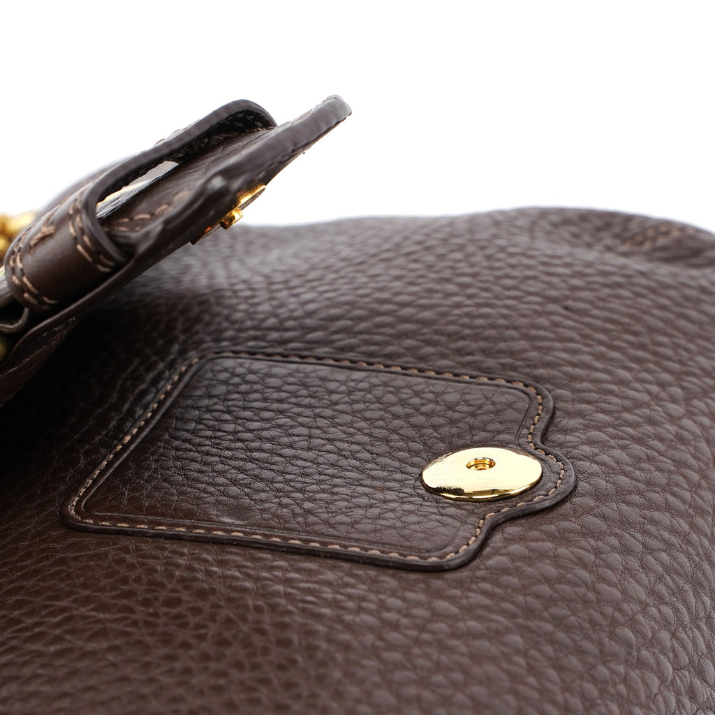 11840 Brown Leather Soho Shoulder Bag