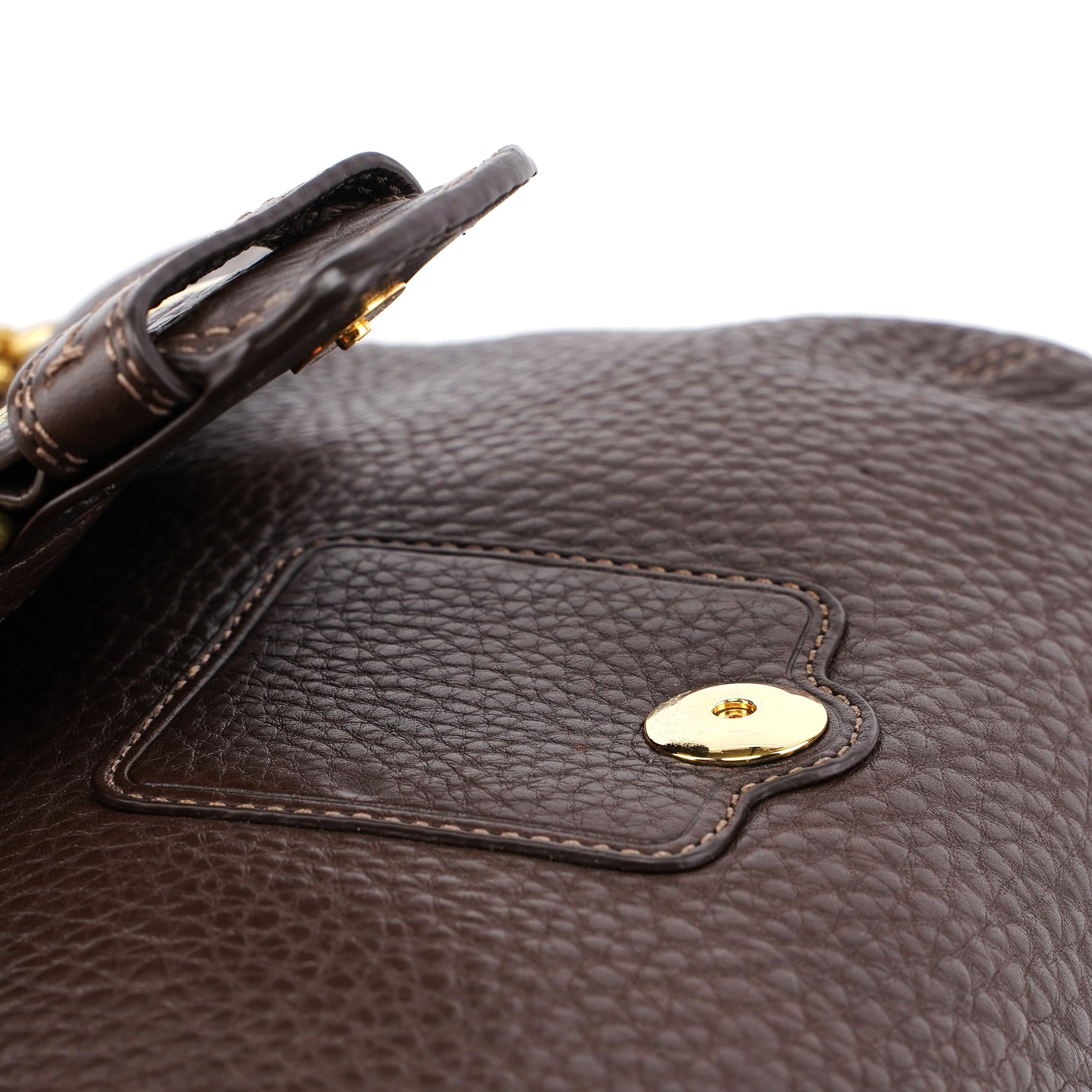 11840 Brown Leather Soho Shoulder Bag