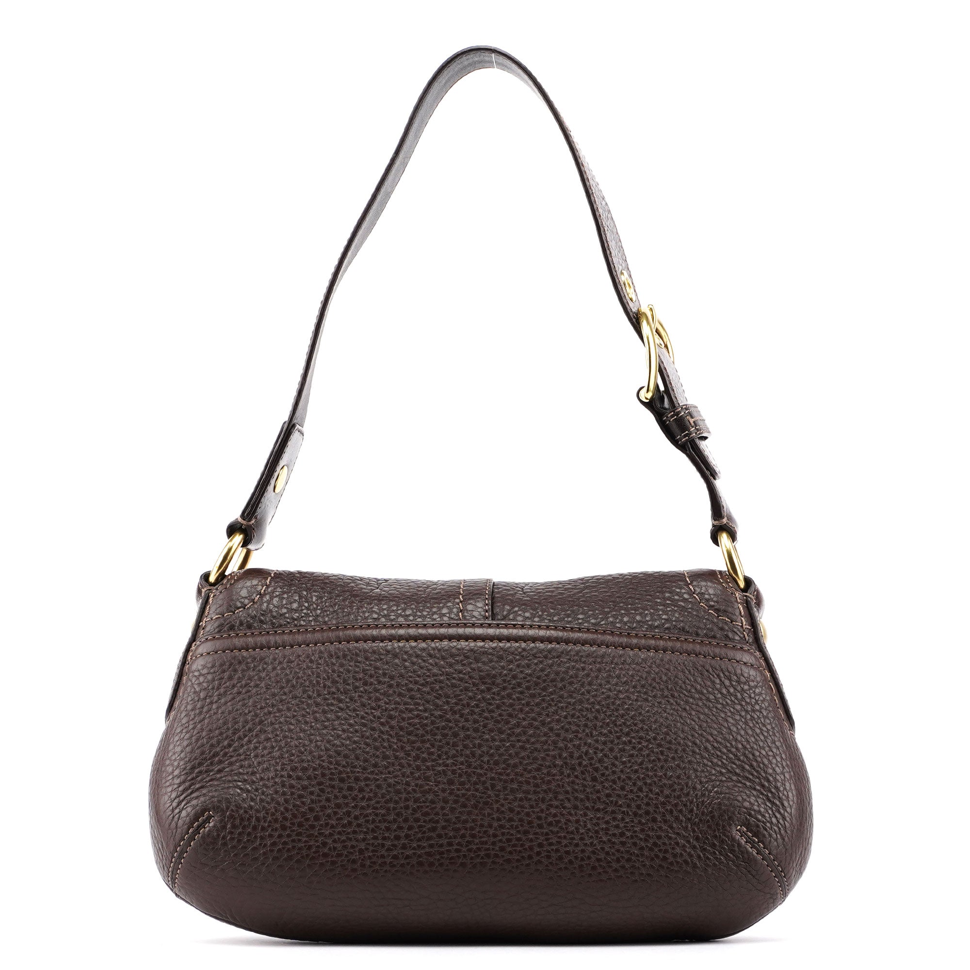 11840 Brown Leather Soho Shoulder Bag