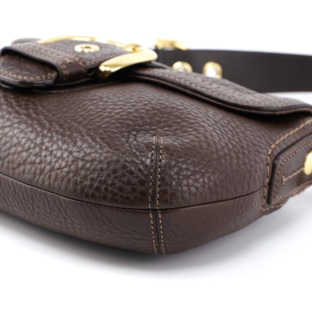 11840 Brown Leather Soho Shoulder Bag