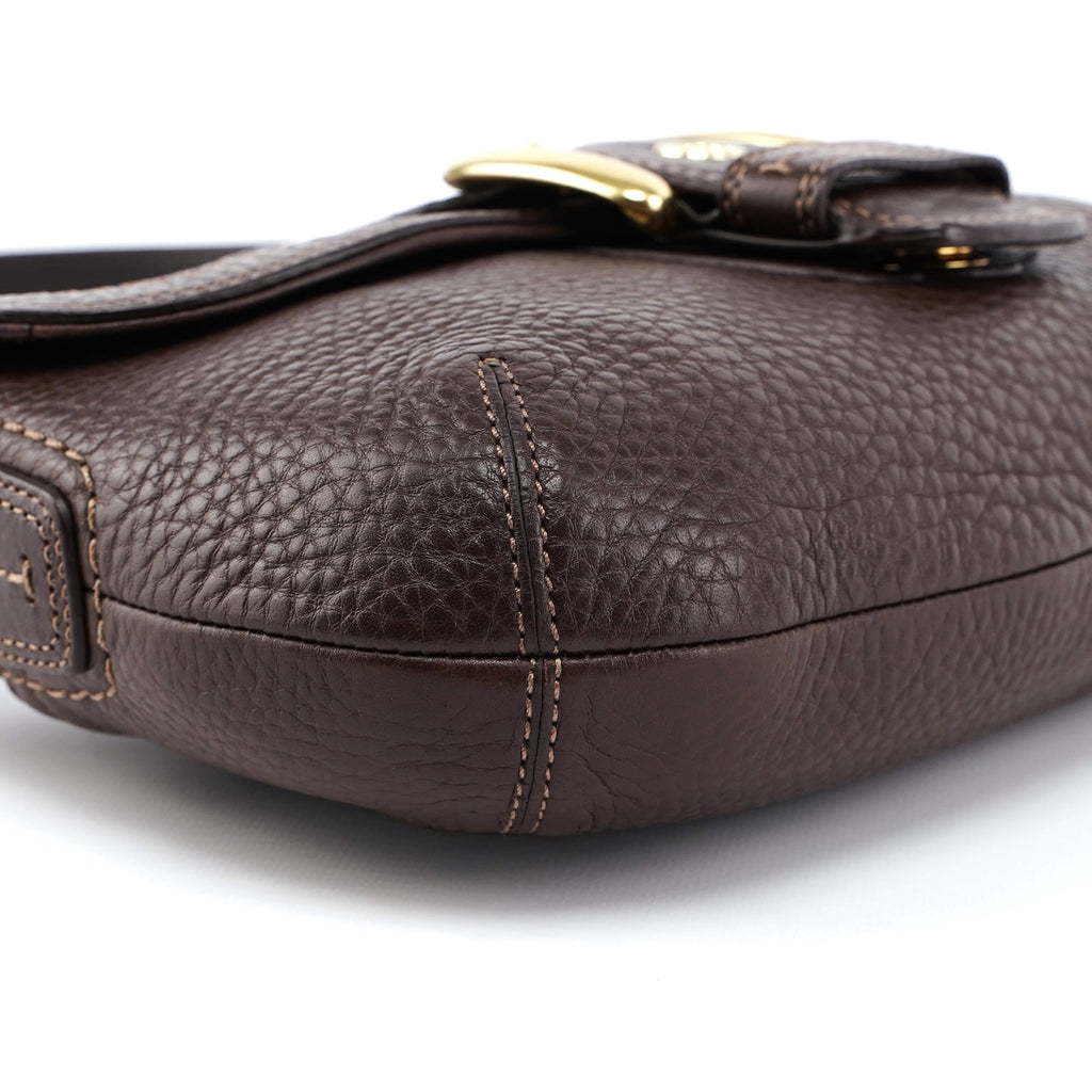 11840 Brown Leather Soho Shoulder Bag