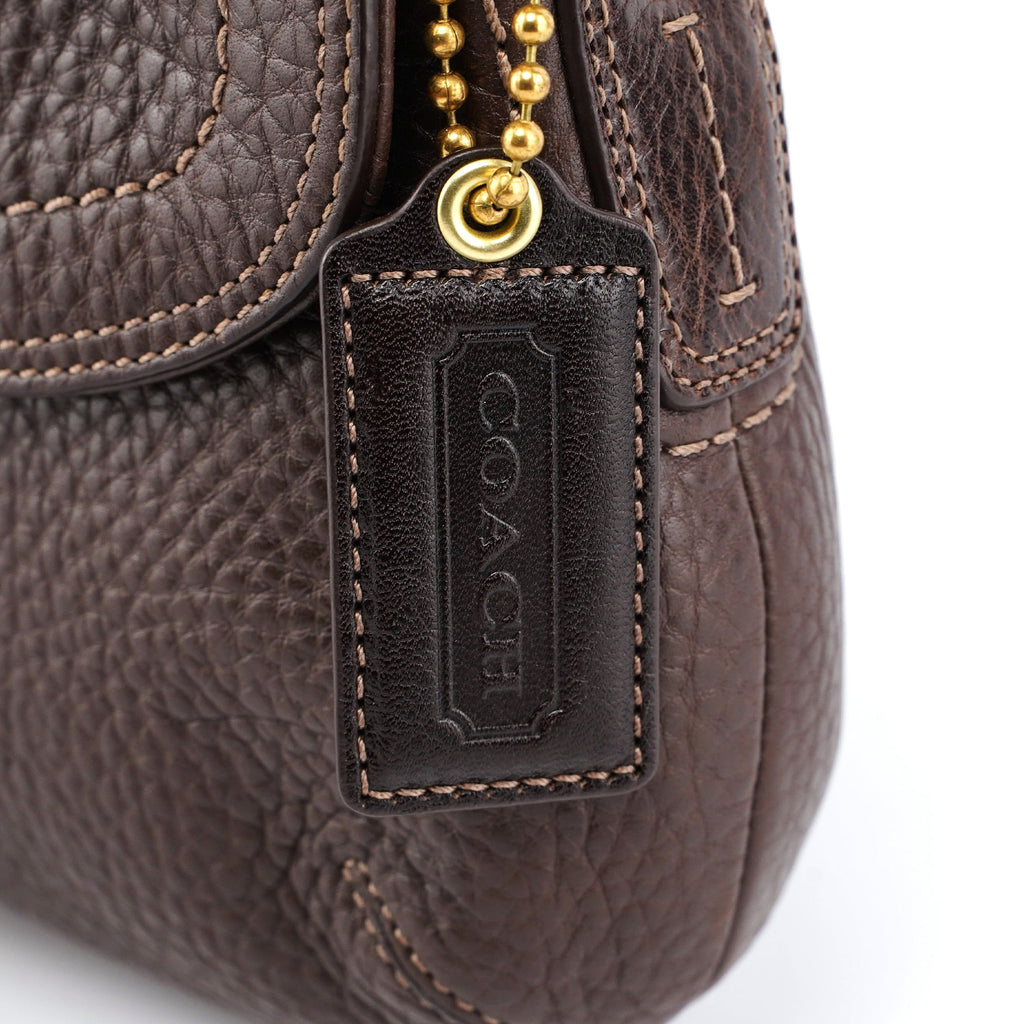11840 Brown Leather Soho Shoulder Bag