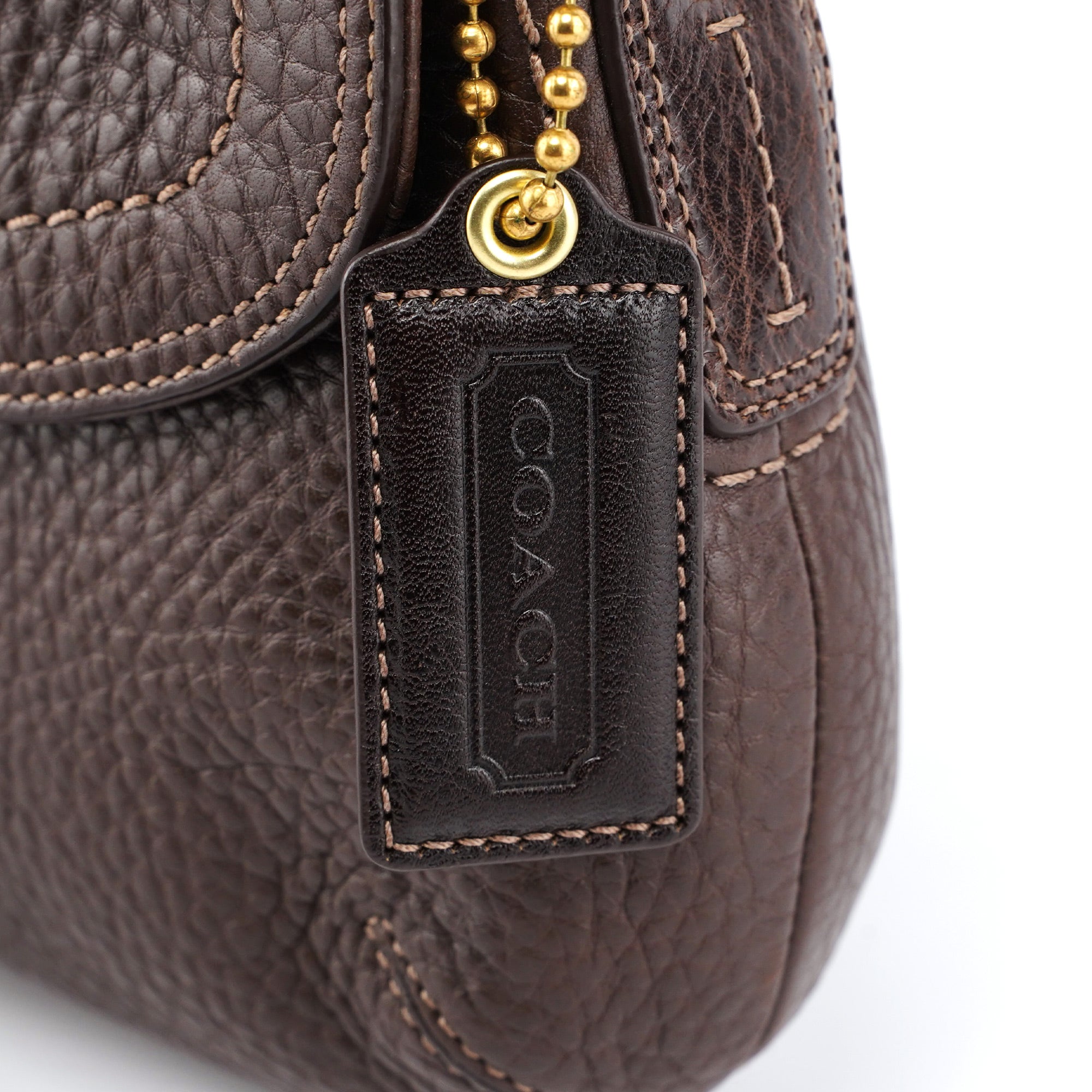 11840 Brown Leather Soho Shoulder Bag