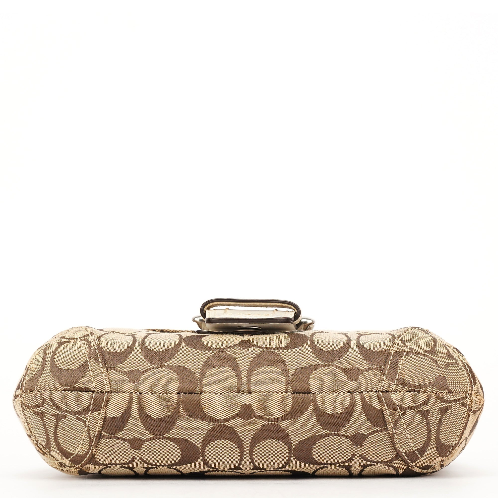 11860 Beige White Soho Shoulder Bag