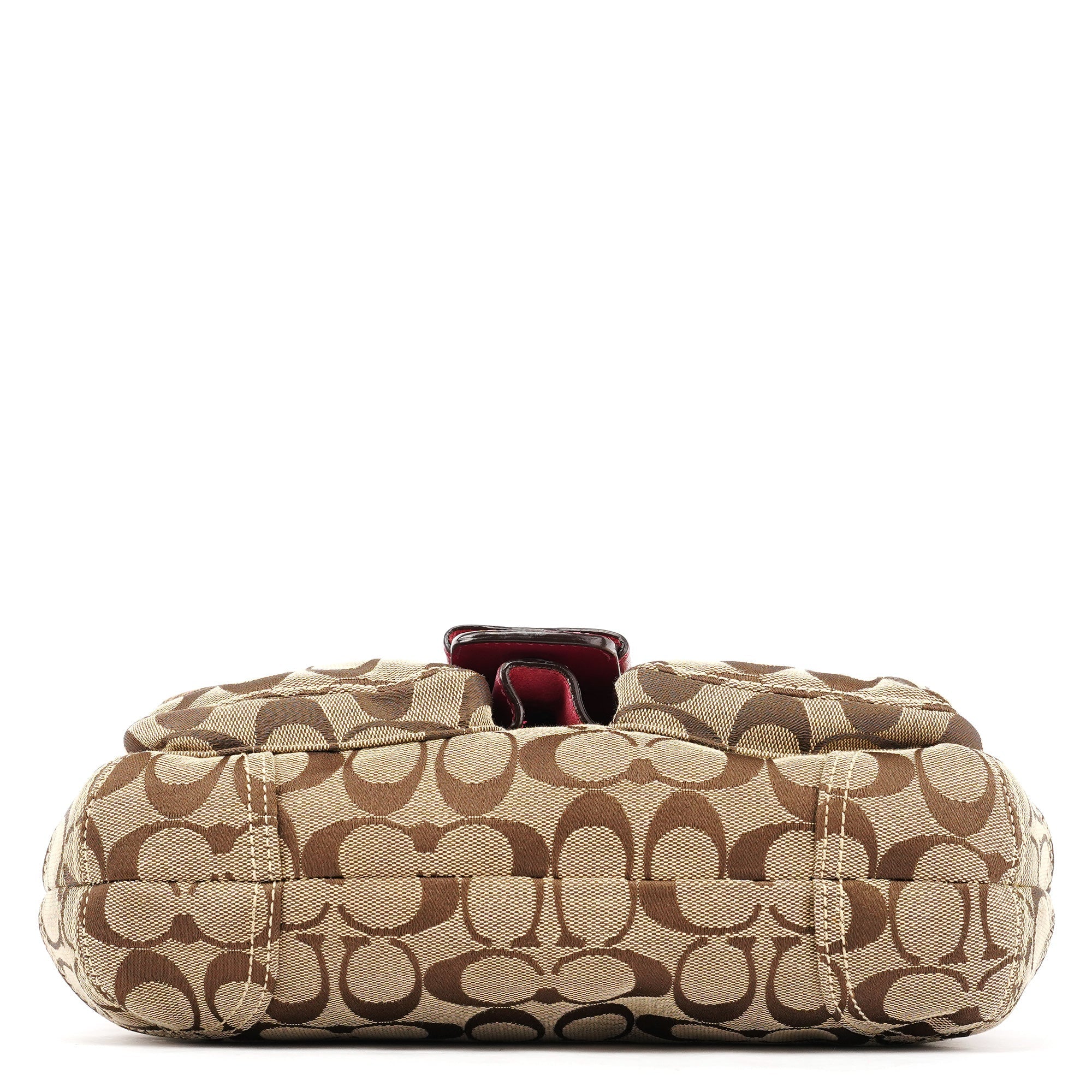 11862 Beige Pink Signature Soho Shoulder Bag