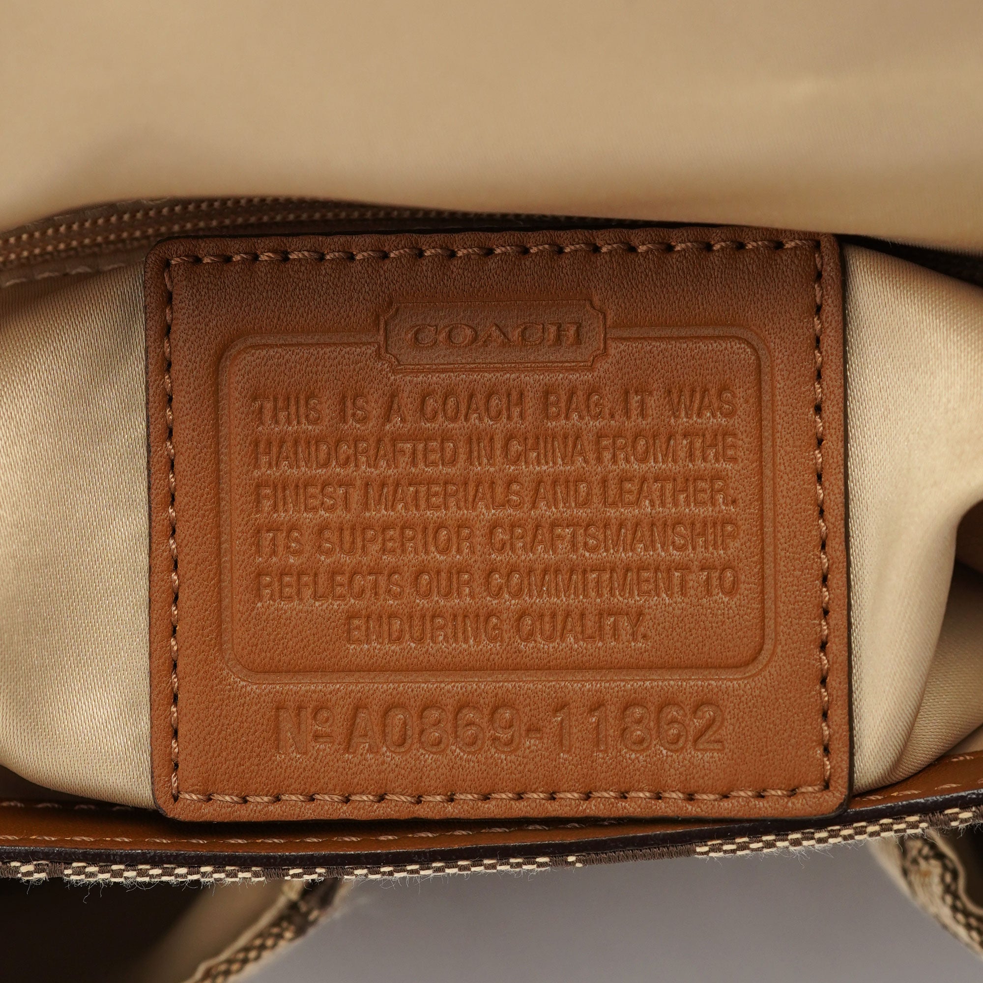 11862 Beige Soho Shoulder Bag