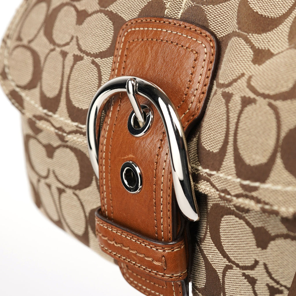 11862 Beige Soho Shoulder Bag