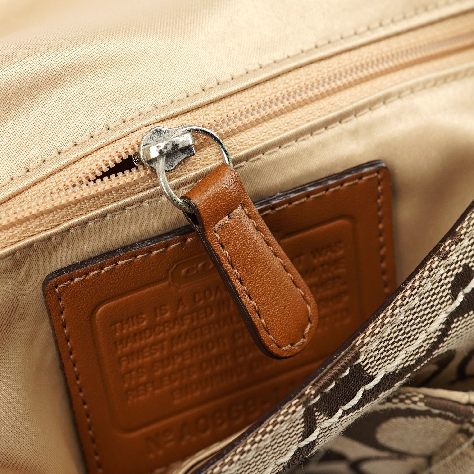 11862 Beige Soho Shoulder Bag