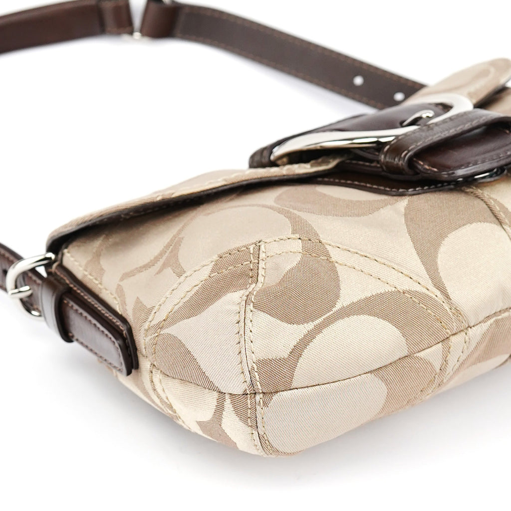 13042 Beige Brown Soho Shoulder Bag
