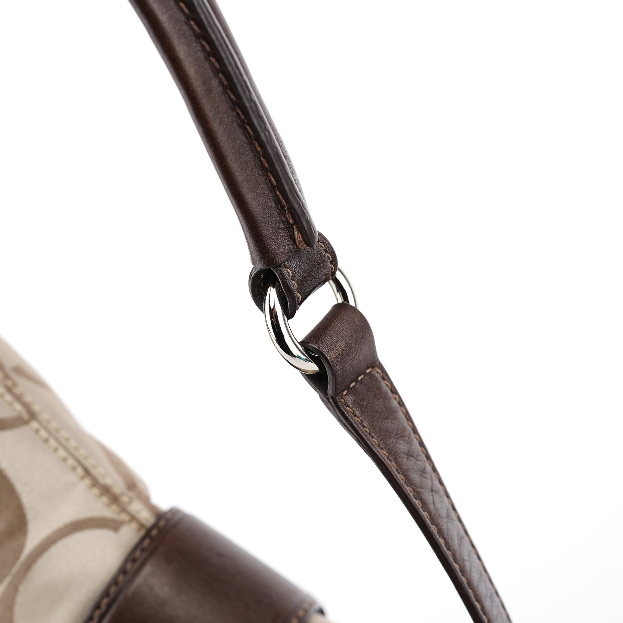 13042 Beige Brown Soho Shoulder Bag