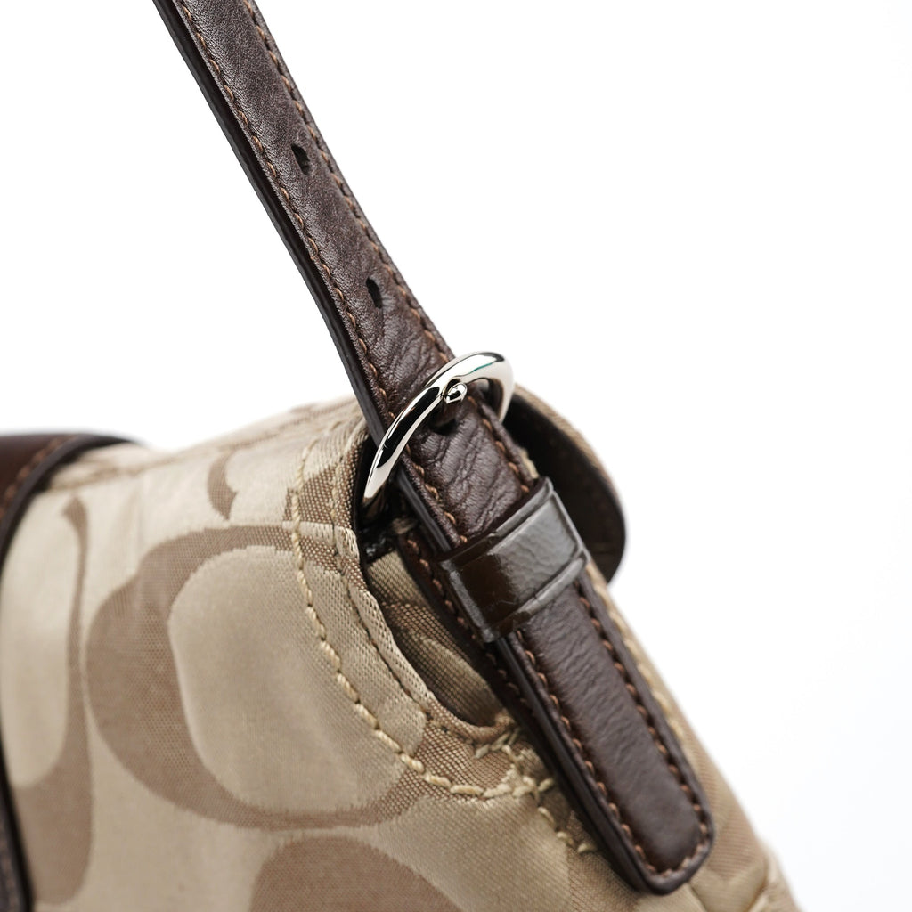13042 Beige Brown Soho Shoulder Bag