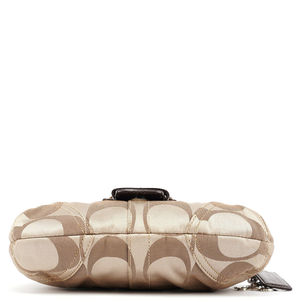 13042 Beige Brown Soho Shoulder Bag