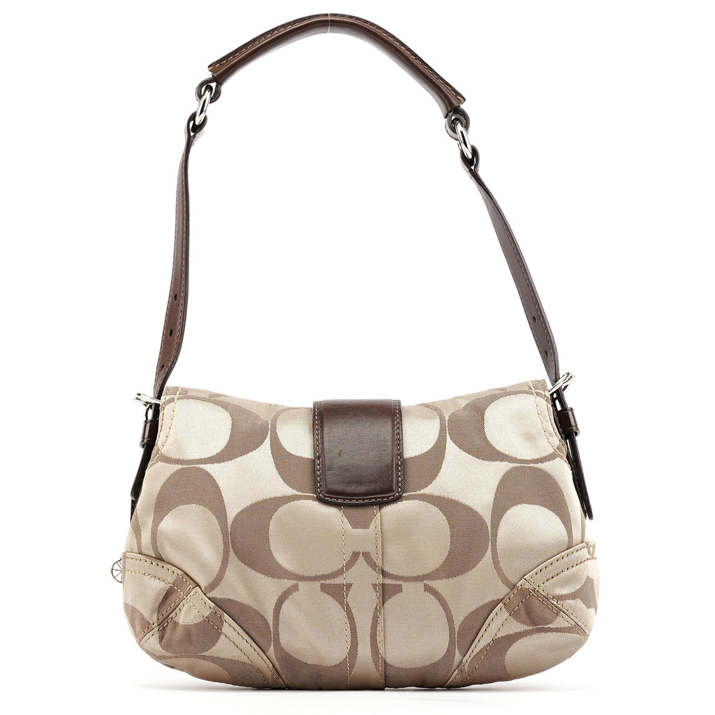 13042 Beige Brown Soho Shoulder Bag
