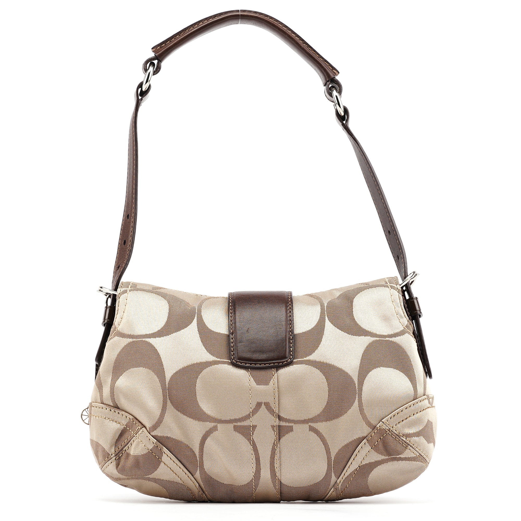 13042 Beige Brown Soho Shoulder Bag