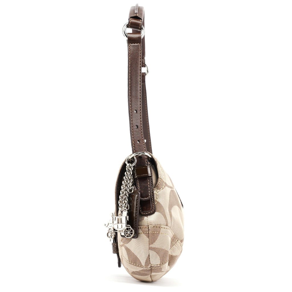 13042 Beige Brown Soho Shoulder Bag