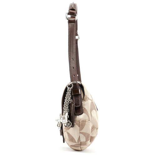 13042 Beige Brown Soho Shoulder Bag