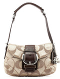 13042 Beige Brown Soho Shoulder Bag