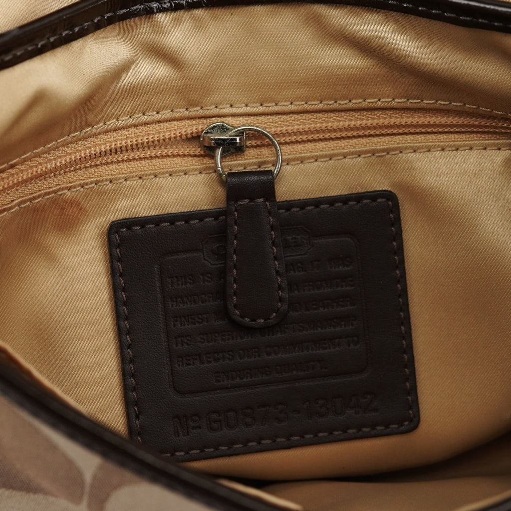 13042 Beige Brown Soho Shoulder Bag
