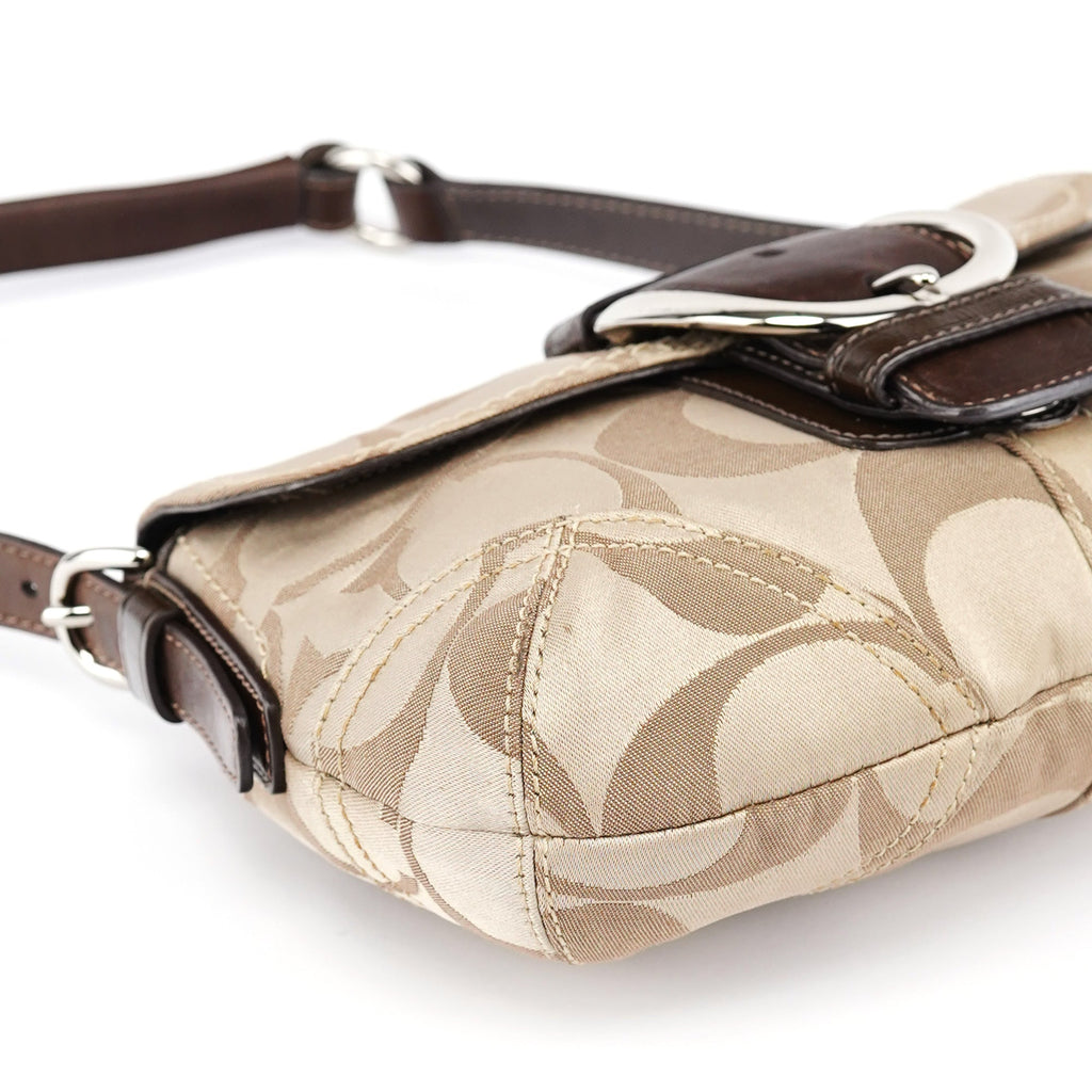 13042 Beige Brown Soho Shoulder Bag