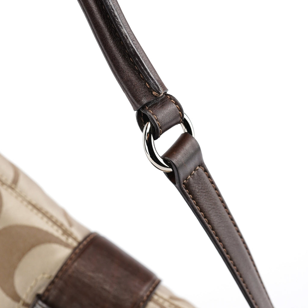 13042 Beige Brown Soho Shoulder Bag