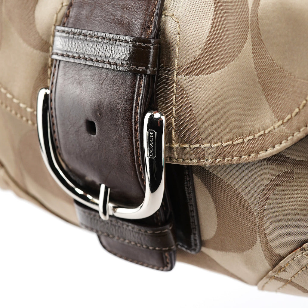 13042 Beige Brown Soho Shoulder Bag