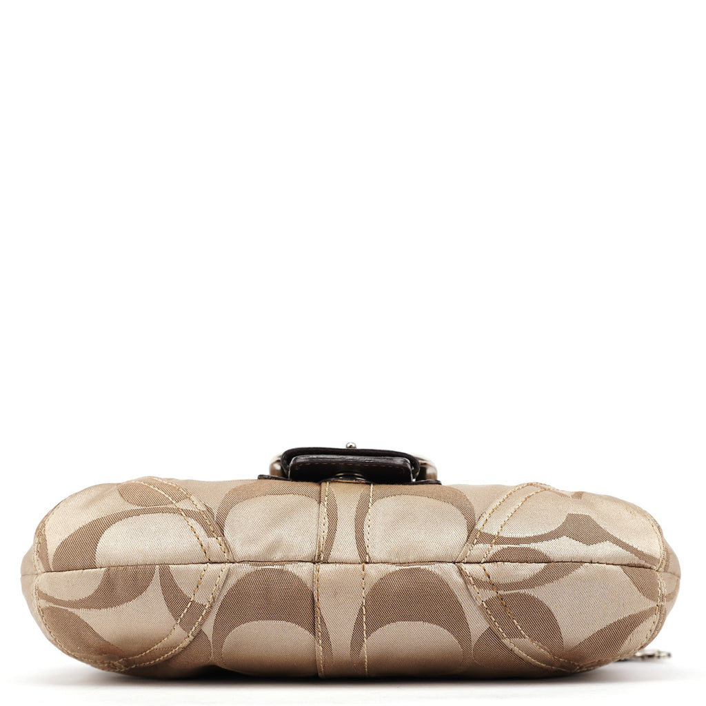 13042 Beige Brown Soho Shoulder Bag