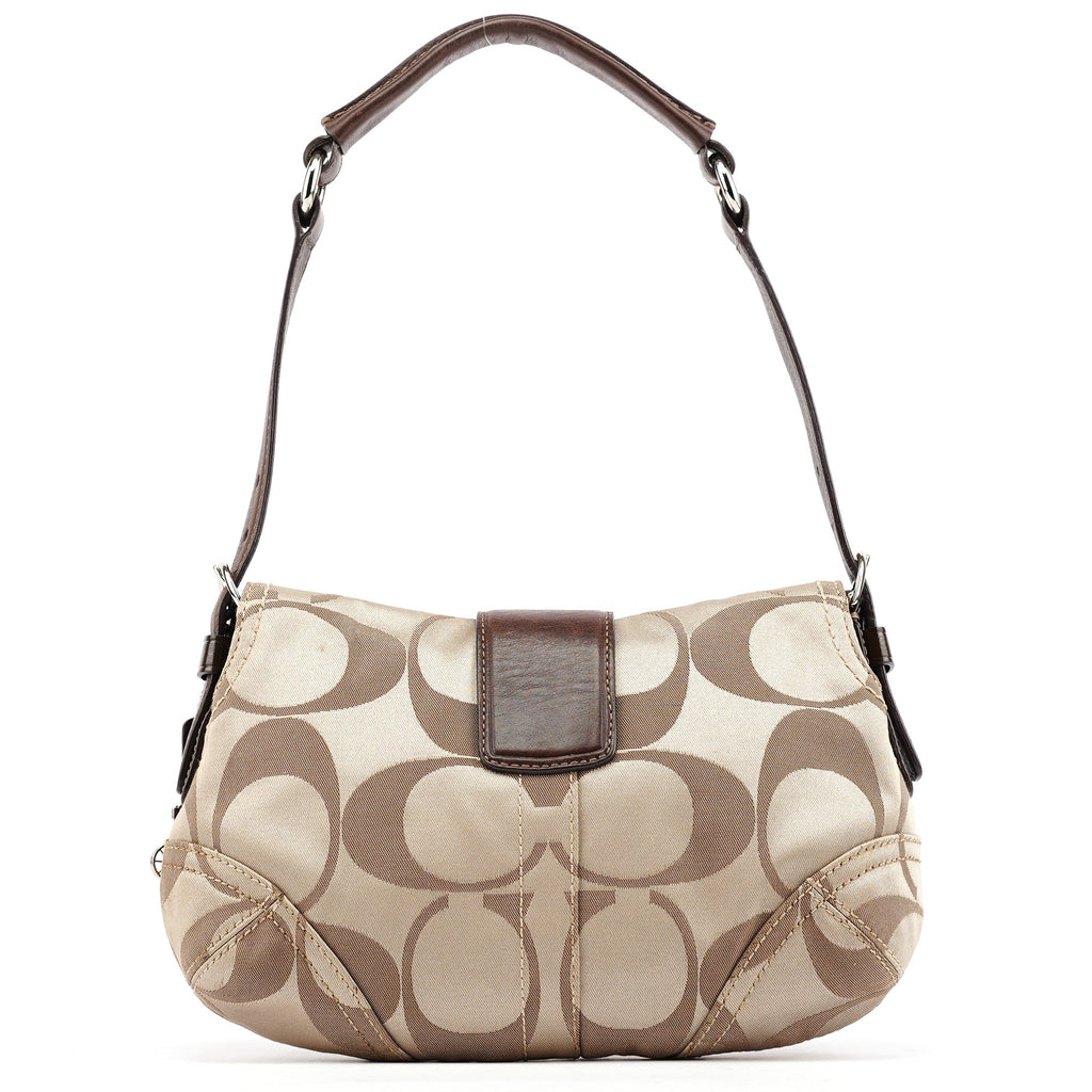 13042 Beige Brown Soho Shoulder Bag