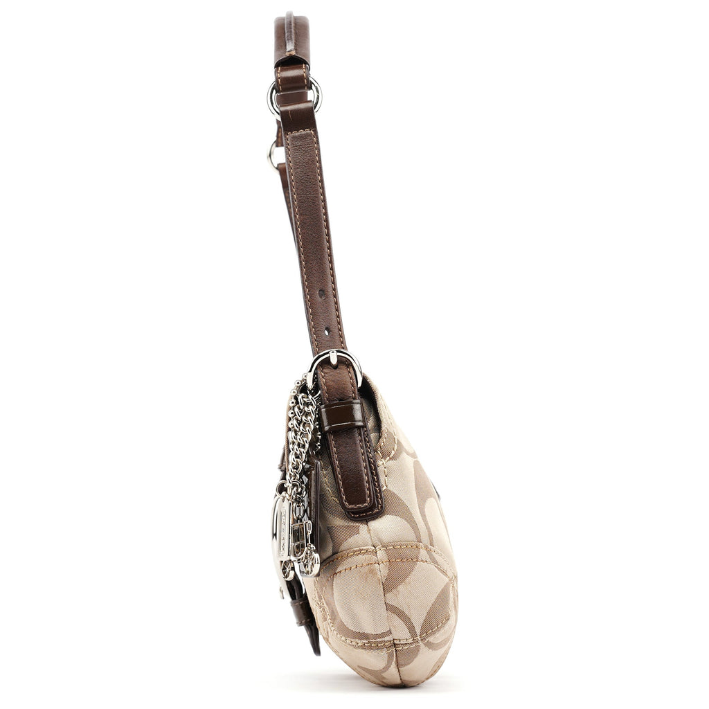 13042 Beige Brown Soho Shoulder Bag