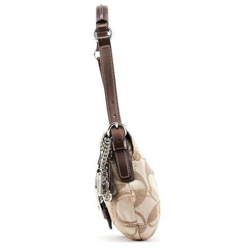 13042 Beige Brown Soho Shoulder Bag