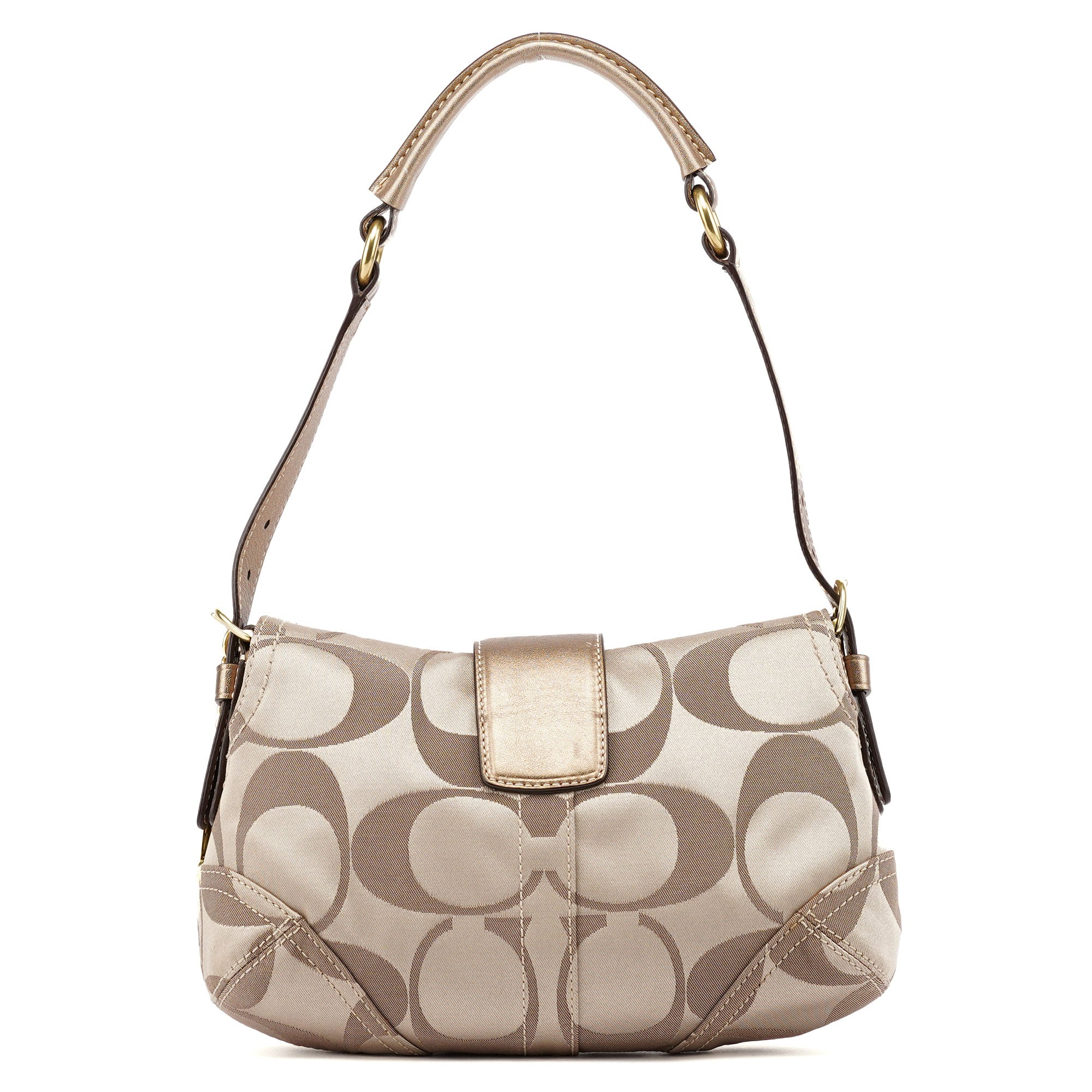 13042 Beige Soho Shoulder Bag
