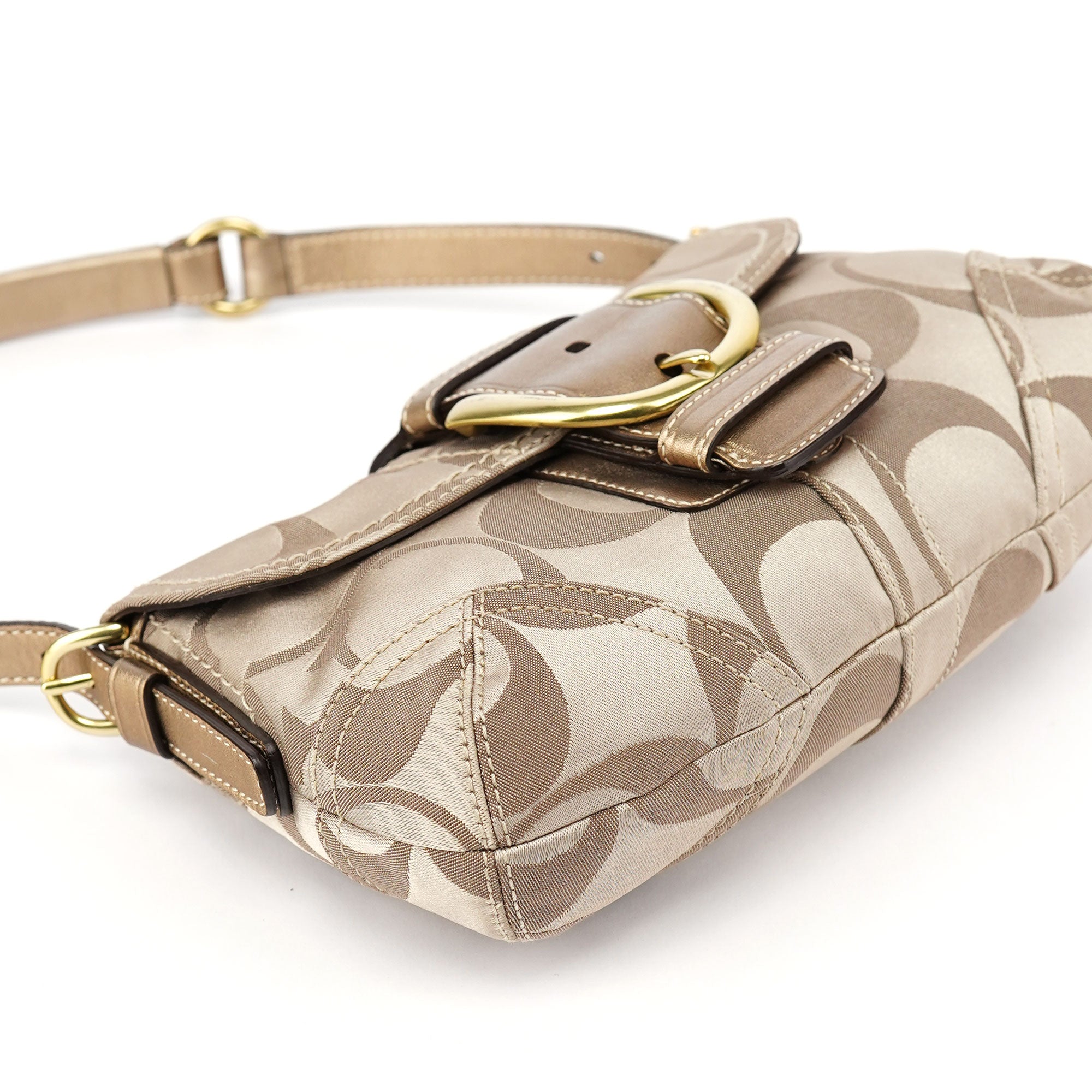 13042 Beige Soho Shoulder Bag