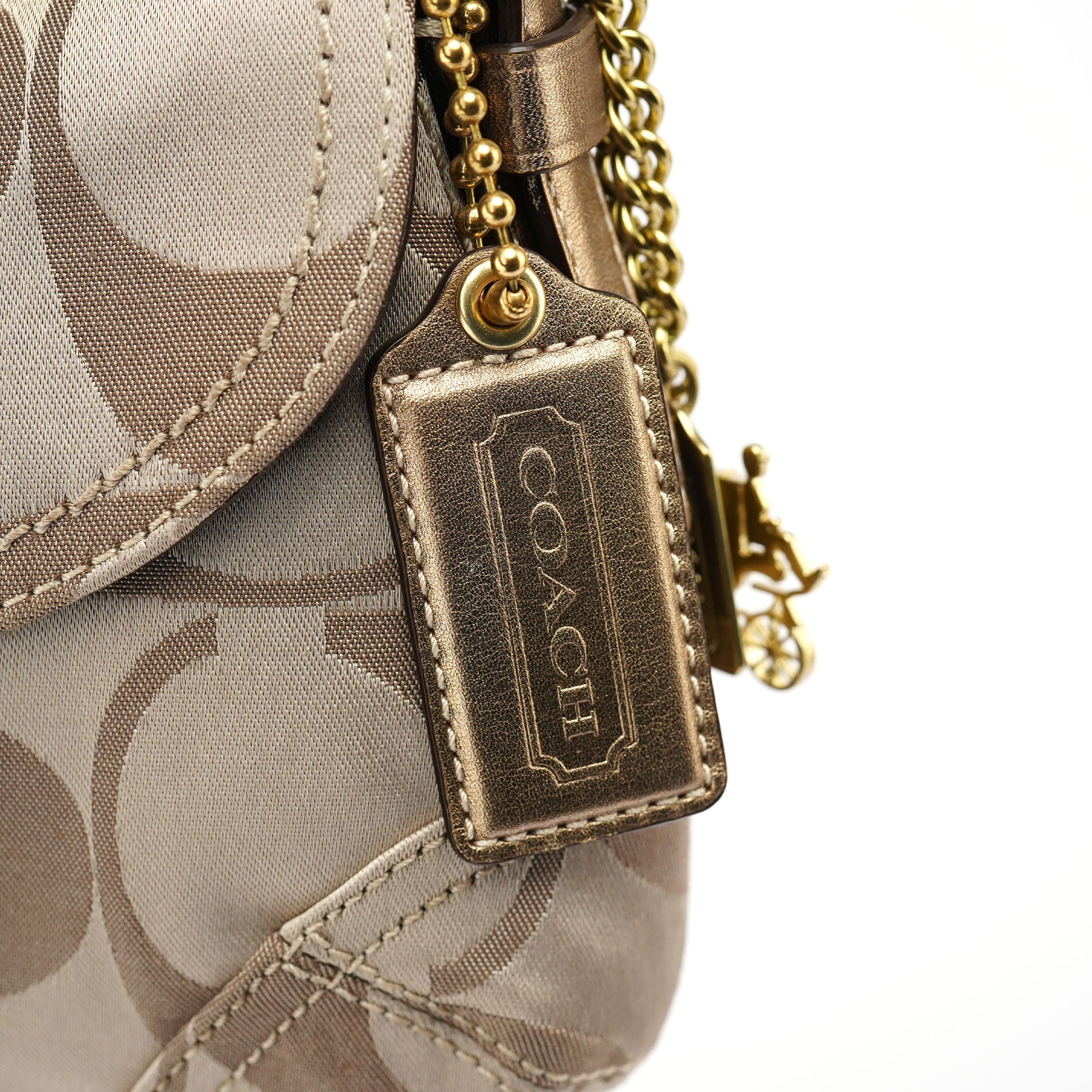 13042 Beige Soho Shoulder Bag