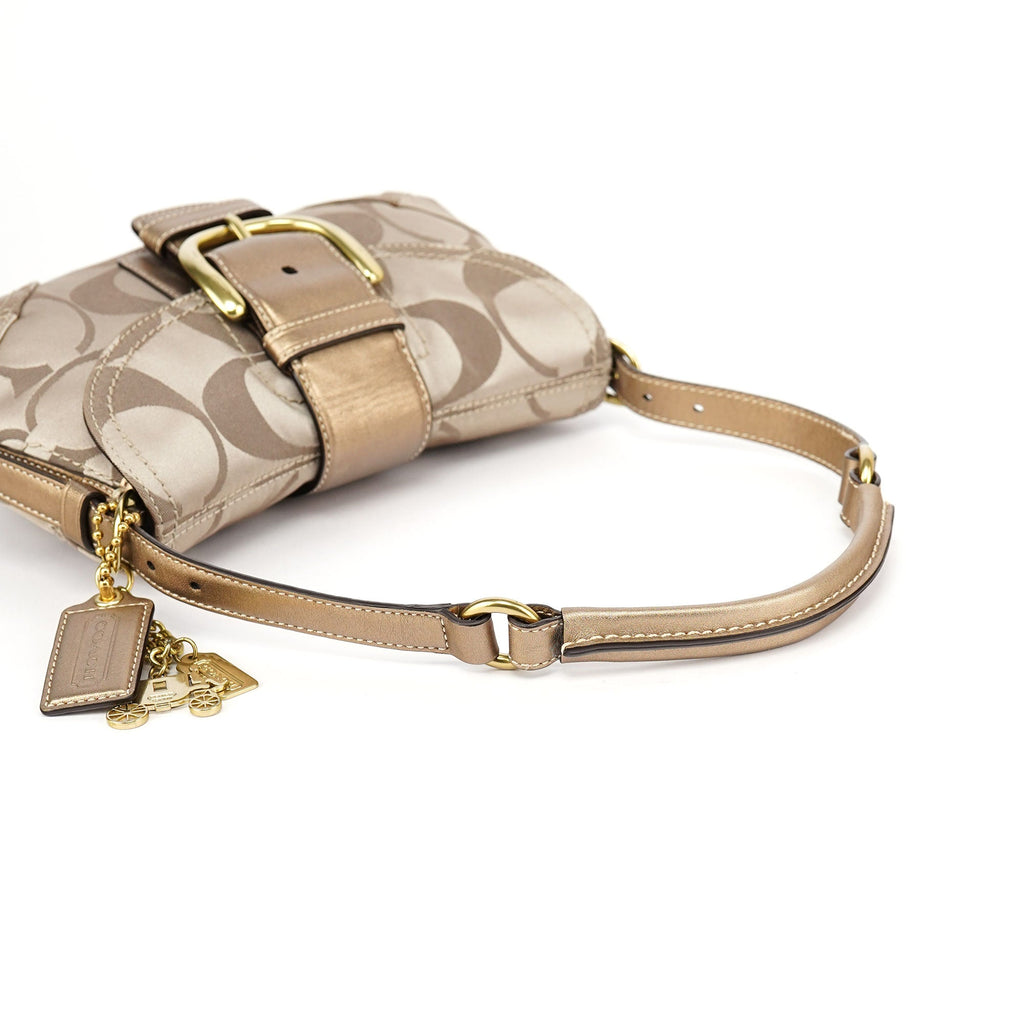 13042 Beige Soho Shoulder Bag