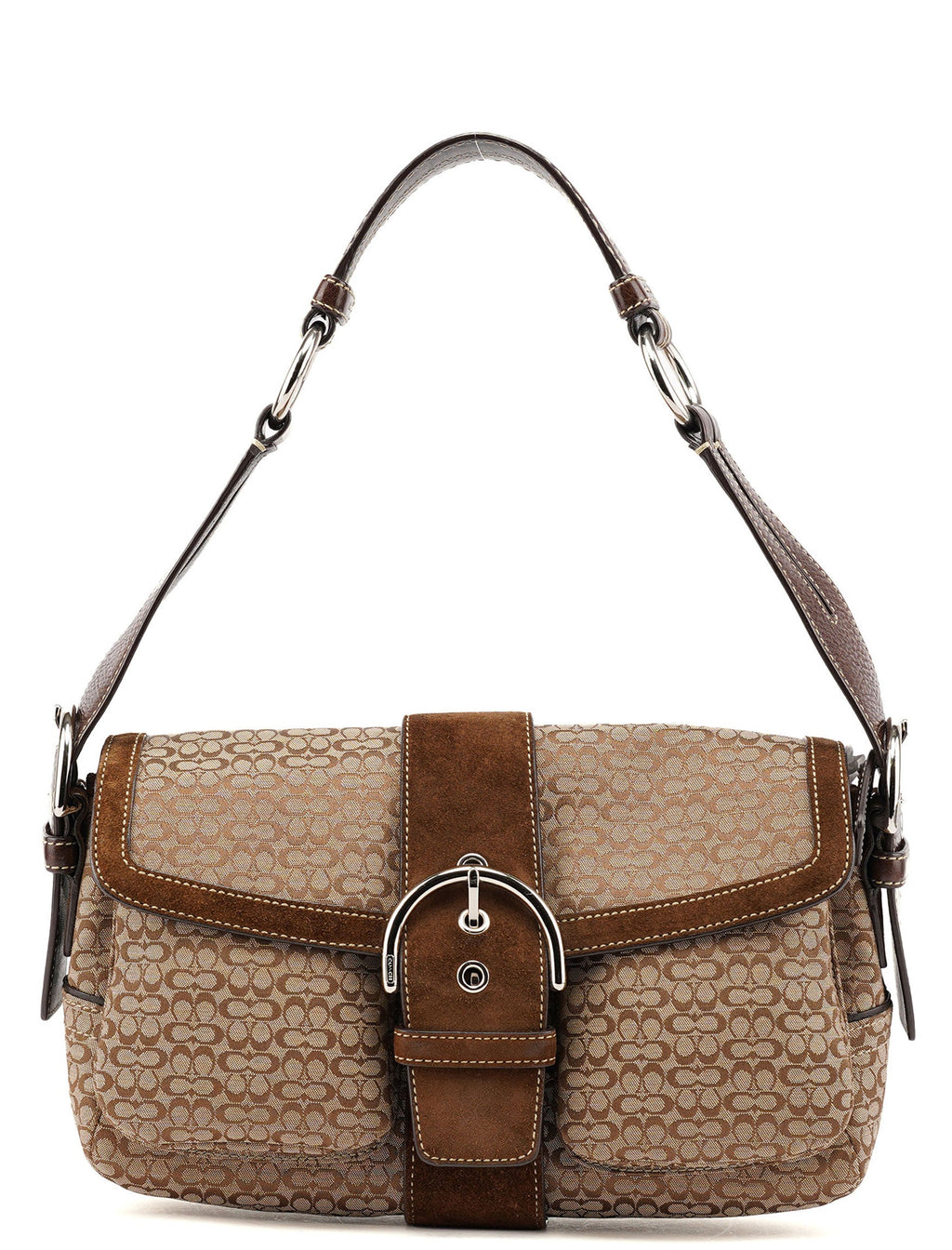 1463 Beige Brown Soho Shoulder Bag