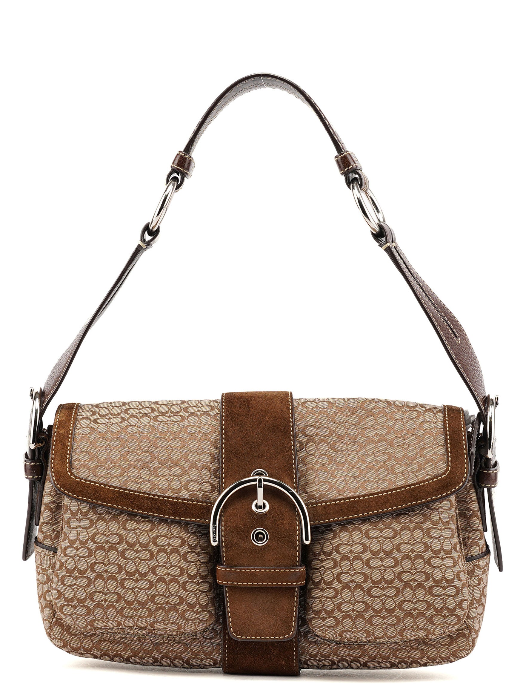 1463 Beige Brown Soho Shoulder Bag