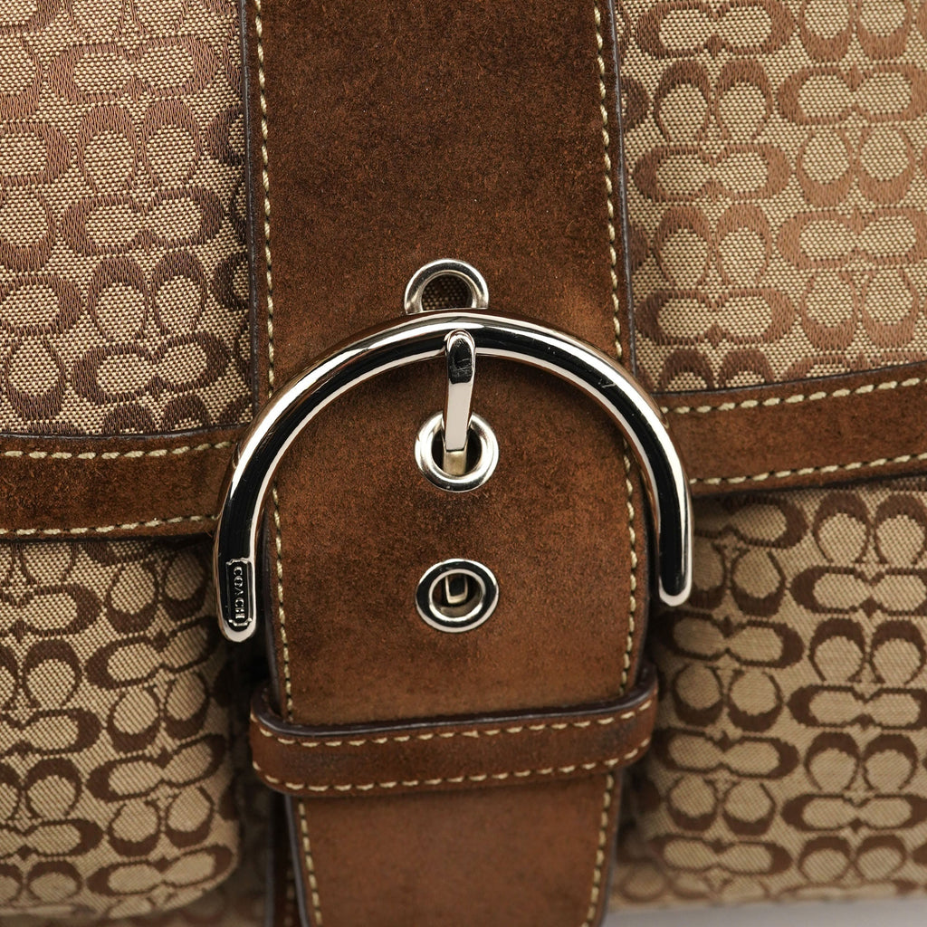 1463 Beige Brown Soho Shoulder Bag