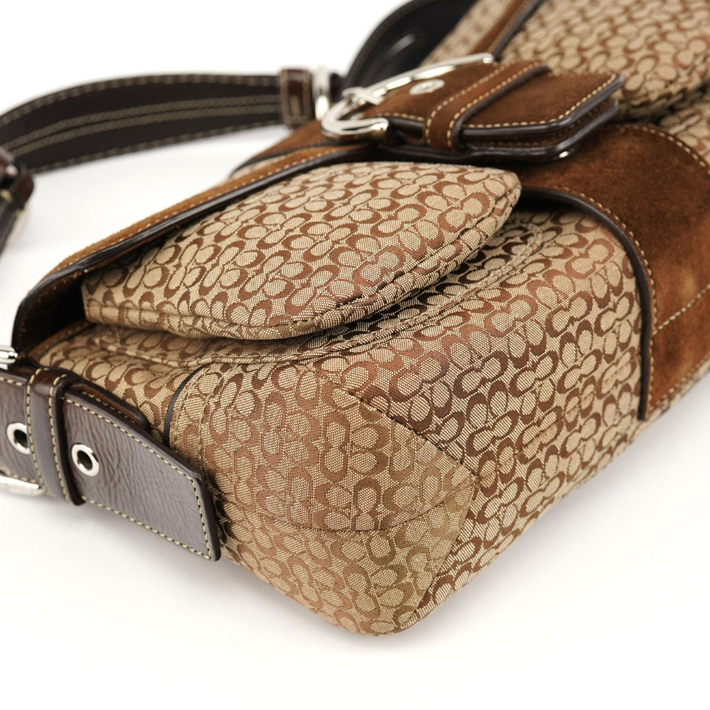 1463 Beige Brown Soho Shoulder Bag