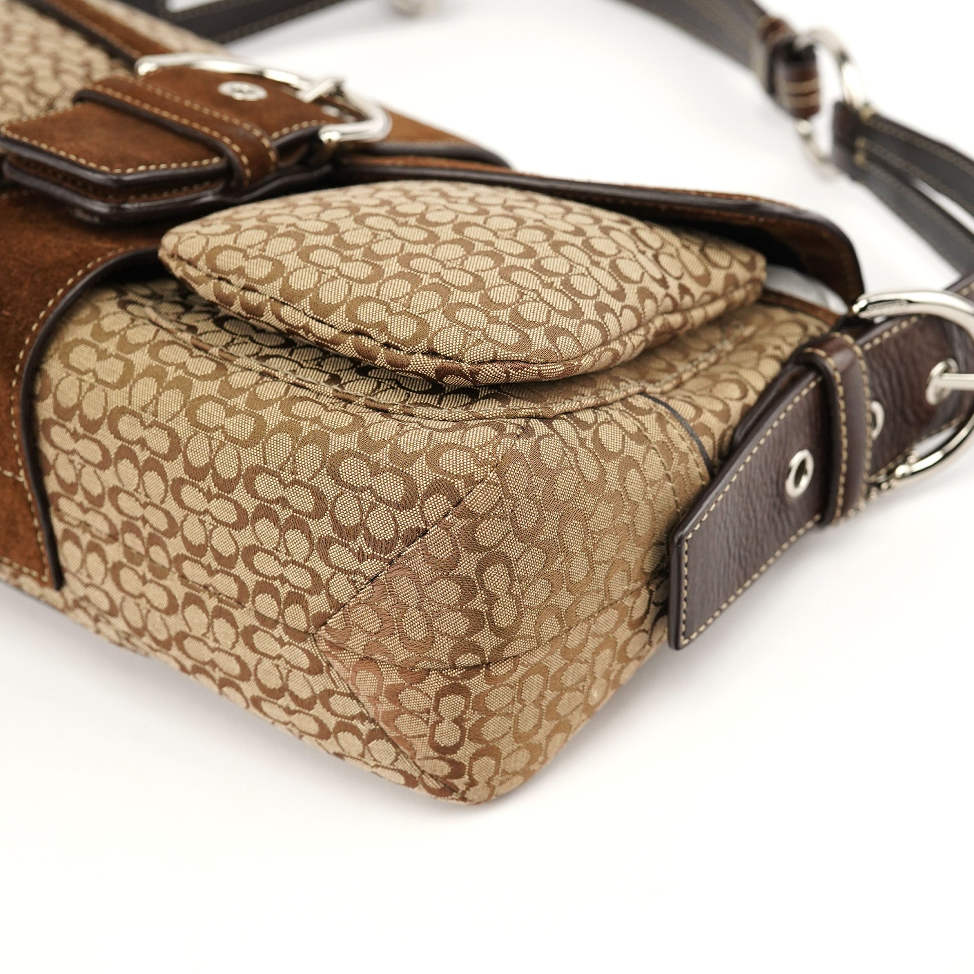 1463 Beige Brown Soho Shoulder Bag