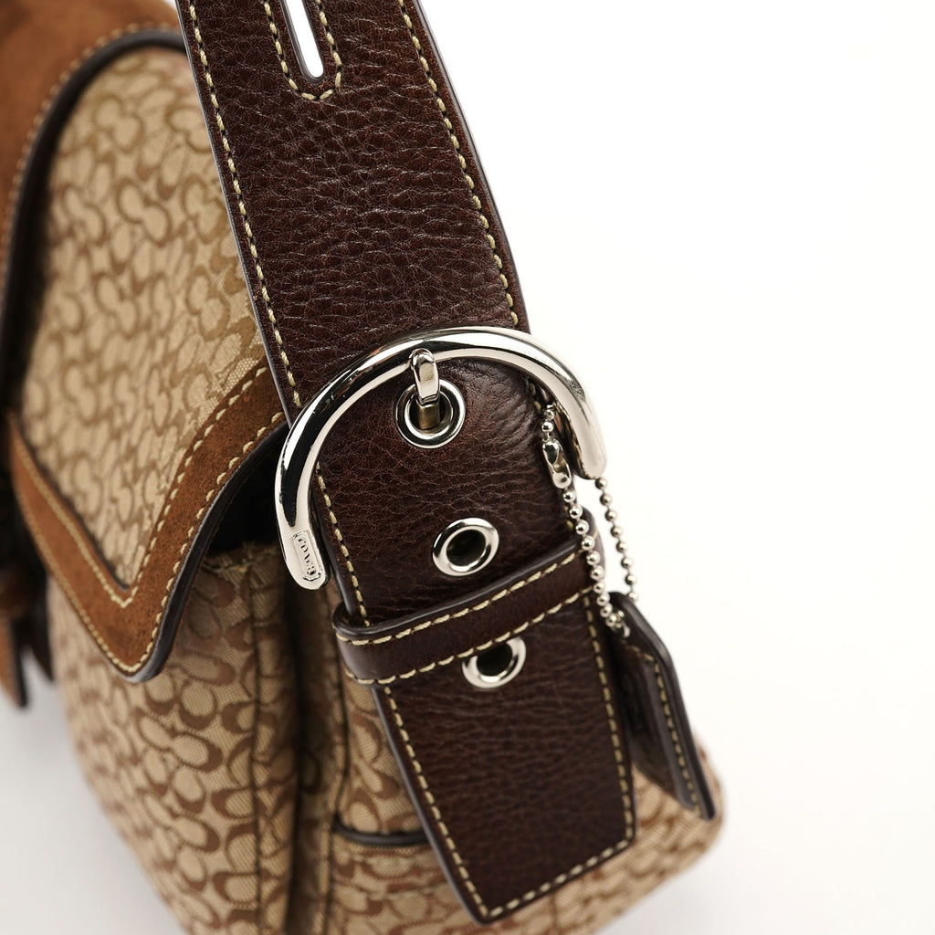 1463 Beige Brown Soho Shoulder Bag