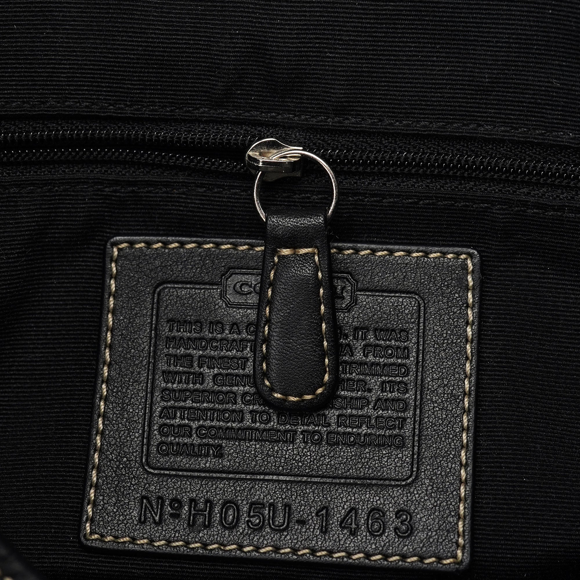 1463 Black Soho Shoulder Bag